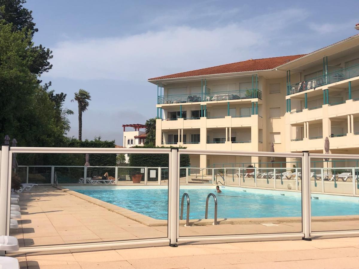Studio Au Calme Avec Piscine, Face Golf, Parking Gratuit, Tout A Pied A 10Mn Centre Ville Ciboure Exteriér fotografie